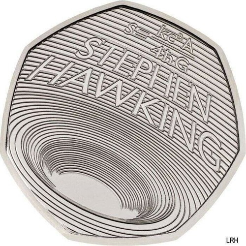 2019 stephen hawking 50p - 2019, coin