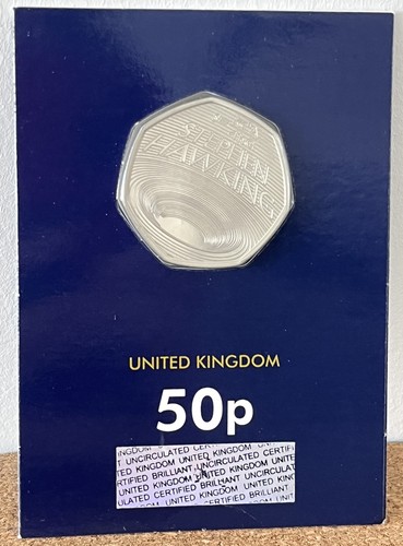 2019 stephen hawking 50p - 2019,