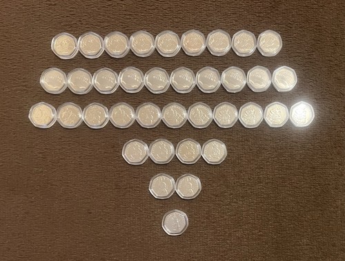 50p coin bundle - 50p, snowman