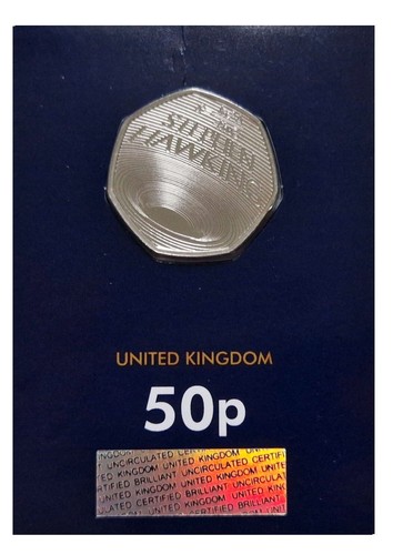 2019 stephen hawking 50p coin - stephen,