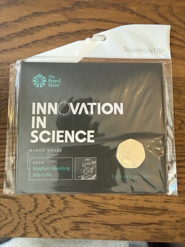 Stephen hawking 50p 2019 - hawking,